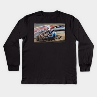 mtb downhill Kids Long Sleeve T-Shirt